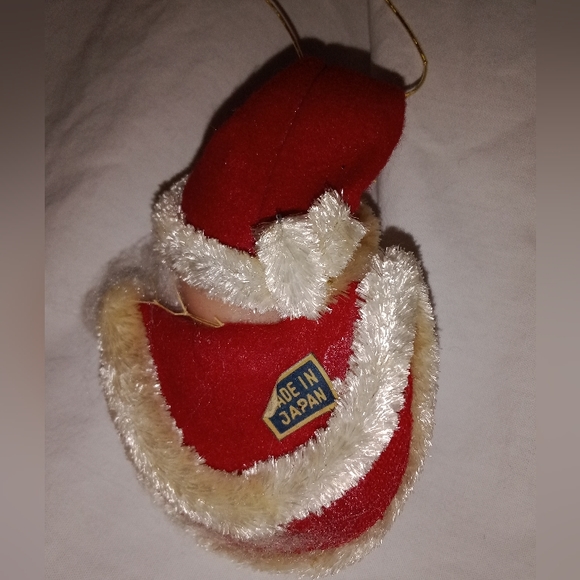 MCM Vintage Christmas Santa Head Ornament Mid Century Japan - Picture 7 of 7